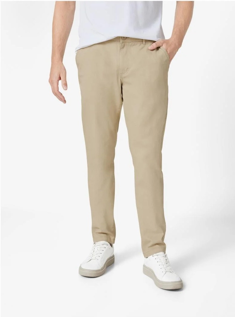 Чоловічі штани-чиноси "Slim Fit", розмір євро 54, колір бежевий