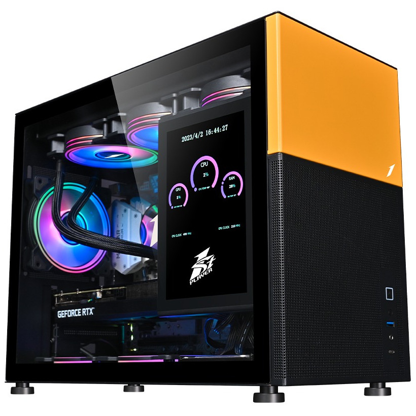 Корпус 1stPlayer Mi6-EV Black без БЖ, фото 1