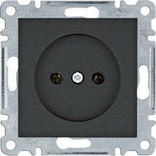 Розетка без з/к Lumina, чорна, 16А/230В (WL1013)