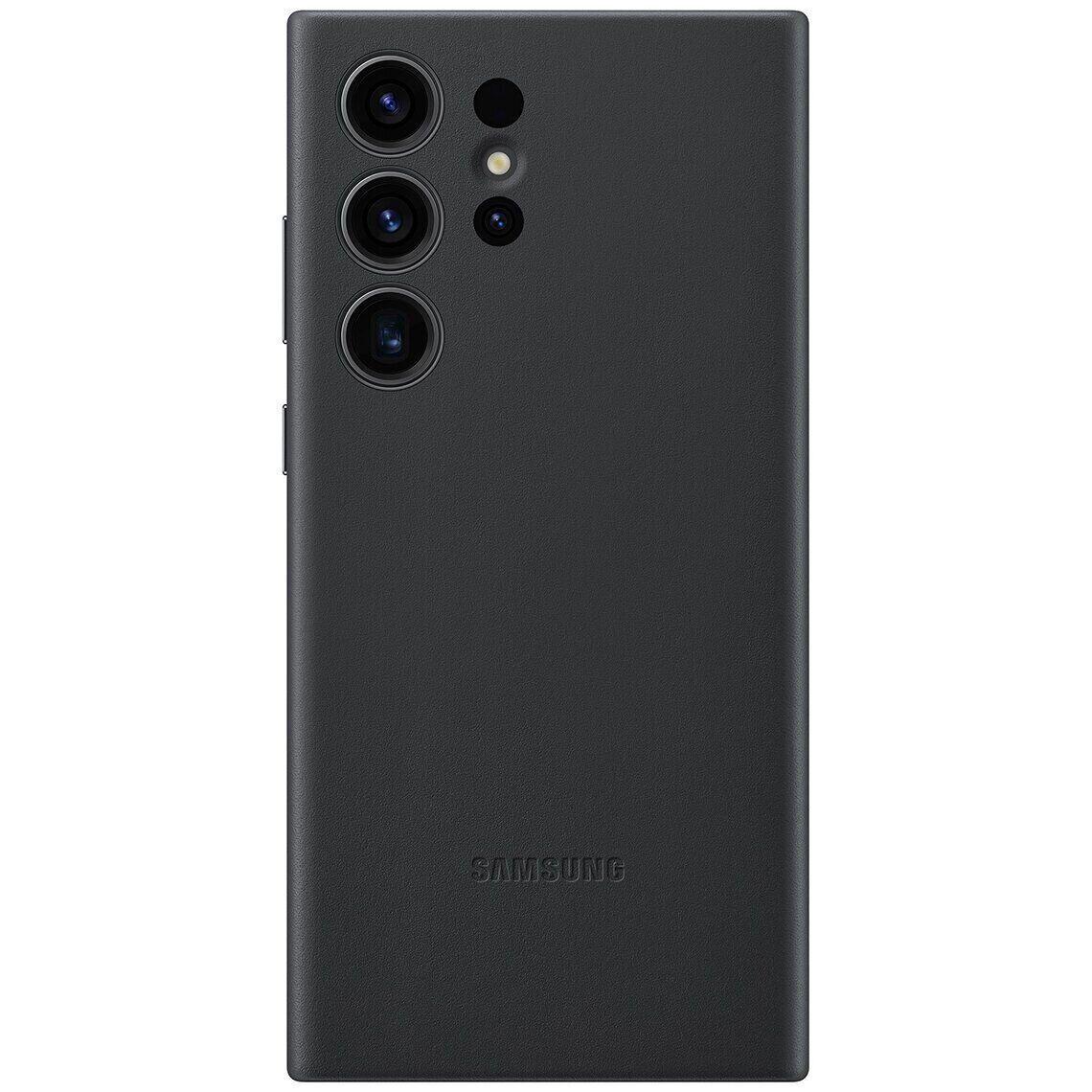 Чохол-накладка Samsung Leather Cover для Samsung Galaxy S23 Ultra SM-S918 Black (EF-VS918LBEGRU), фото 1