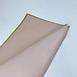 Калька для квітів 🌷 "Золотий край", бежева, 58*58 см, (20 аркушів), фото 2