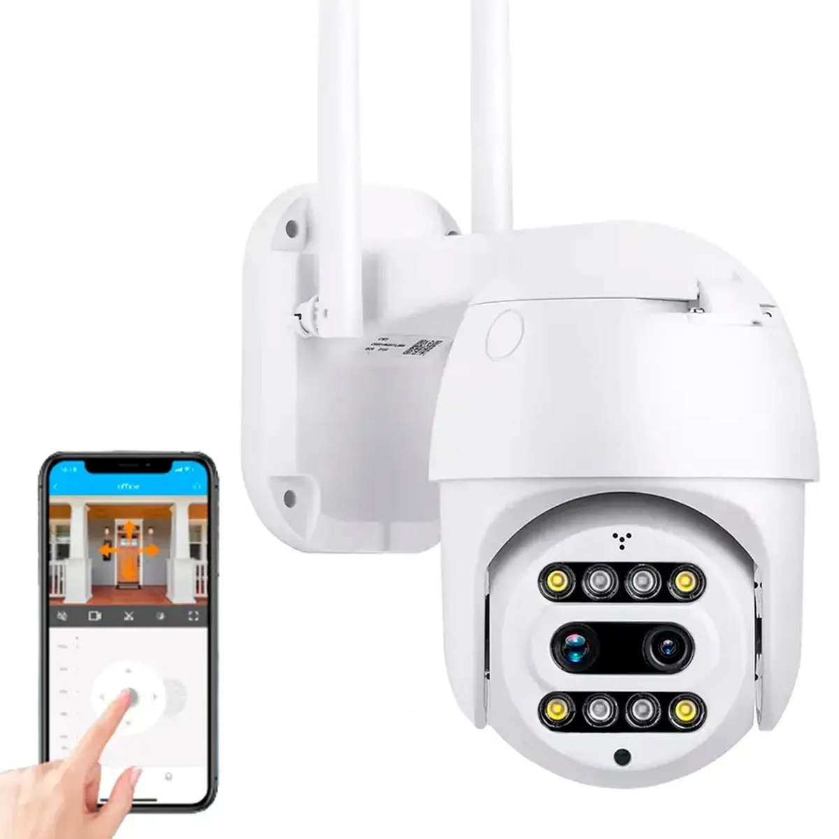 Камера відеоспостереження вулична HD1080P 2 мп WiFi TZ Outdoor Camera CF26 / Поворотна камера спостереження, фото 1