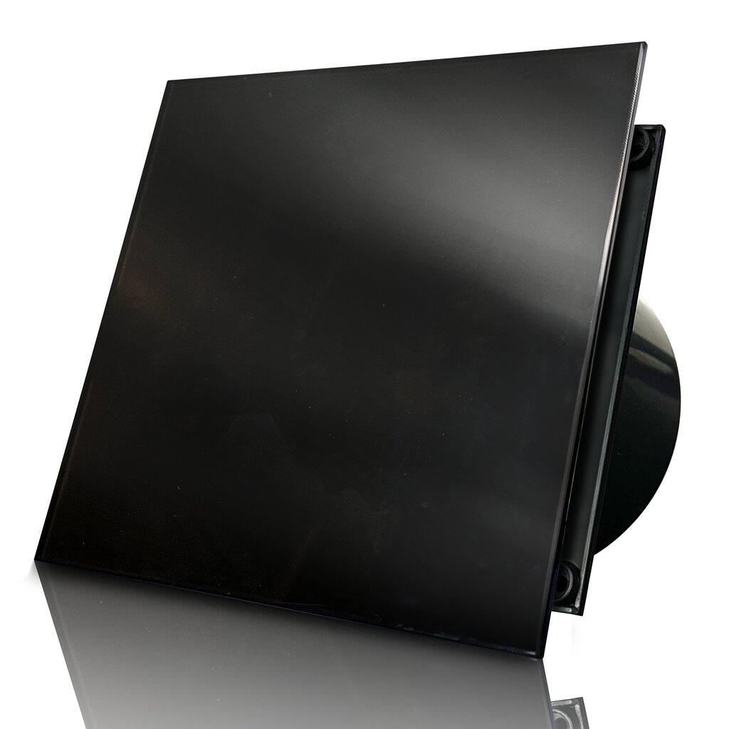 Вентилятор побутовий Veroni Glass 100S Чорний Dospel 007-7608BR, фото 1