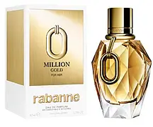 Жіноча парфумована вода Paco Rabanne Million Gold For Her 90мл (магнітна стрічка)