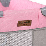 Манеж дитячий ігровий EL CAMINO CASTLE ME 1097 Pink Gray рожевий "tovarka", фото 4