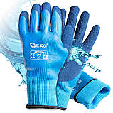 Водонепроникні термозахисні робочі рукавички розмір 11 Geko G75038, Рукавички для роботи, фото 7