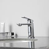 Змішувач для умивальника GAPPO G1028, латунь, хром, фото 2