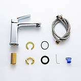 Змішувач для умивальника GAPPO G1028, латунь, хром, фото 6