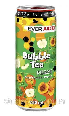 Напій безалкогольний слабогазований EVER AID Bubble  Персик 330 мл, фото 1