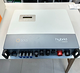 Сонячний трифазний гібридний інвертор Solis RHI-3P10K-HVES-5G, фото 2