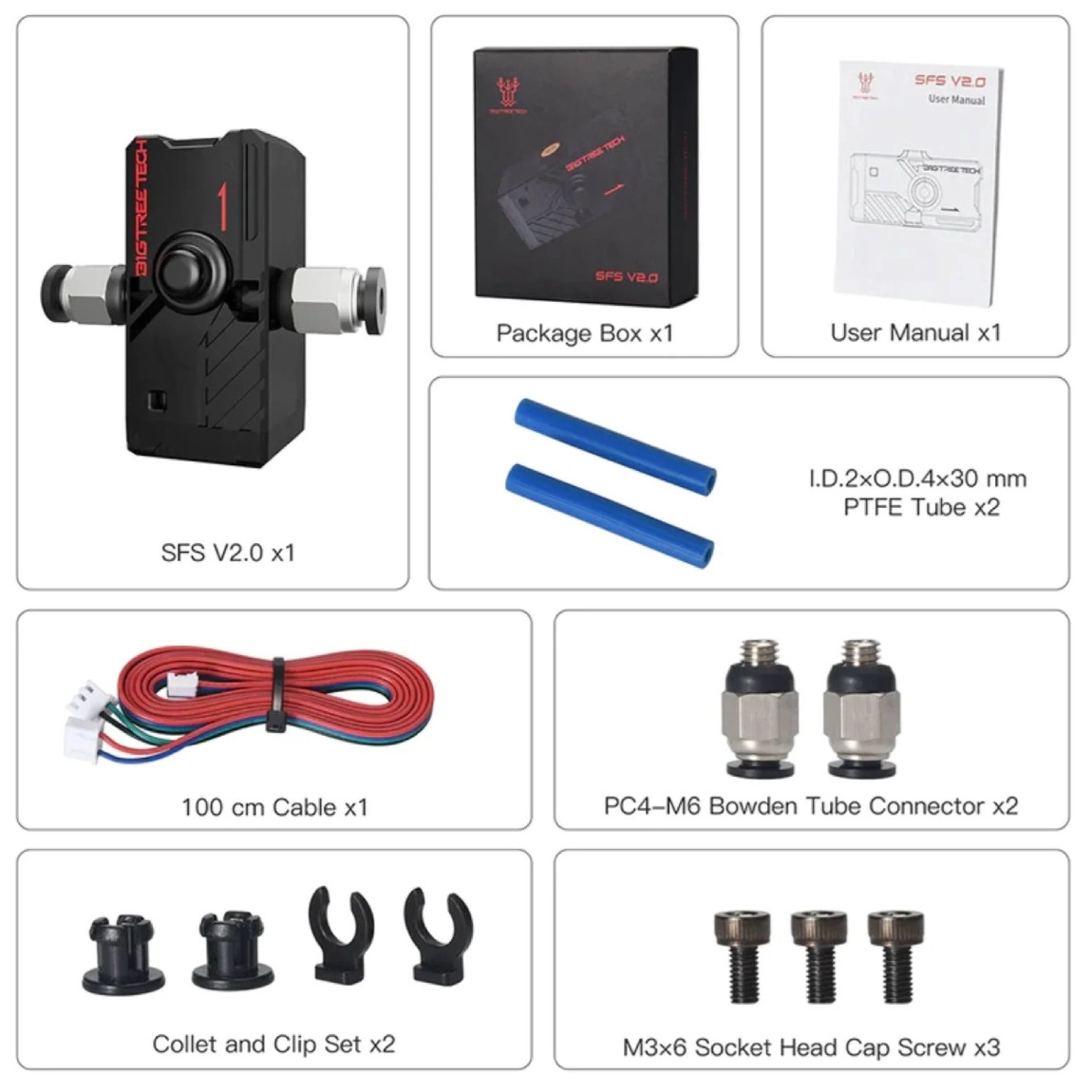Датчик філамента Bigtreetech Smart Filament Sensor V2.0