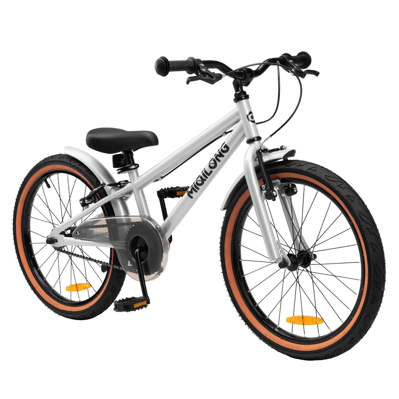 Дитячий велосипед Miqilong ST 20" срібний [RBB-ST20-SILVER], фото 1
