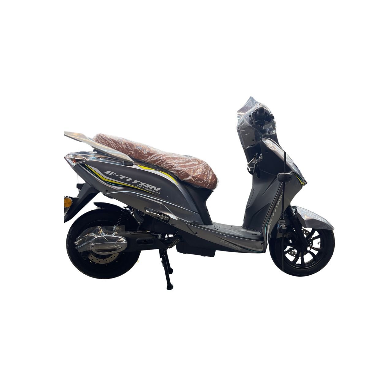 Електроскутер E-Titan Storm 12" Сіро-жовтий