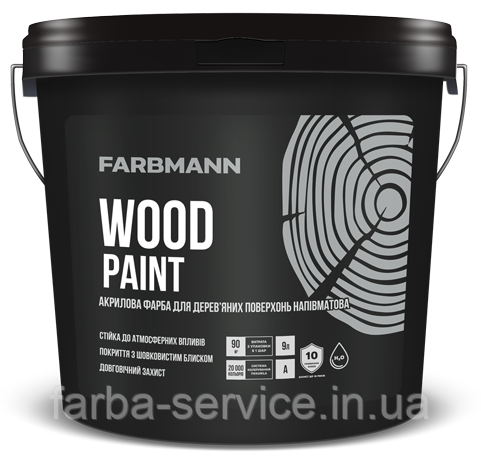 Фарба FARBMANN Wood Paint біла 2,7 л