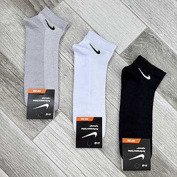 Шкарпетки чоловічі бавовна сітка короткі Nike Performance, Туреччина, розмір 41-45, асорті, 11746