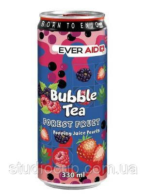 Напій безалкогольний слабогазований EVER AID Bubble Tea Лісові ягоди 330 мл, фото 1