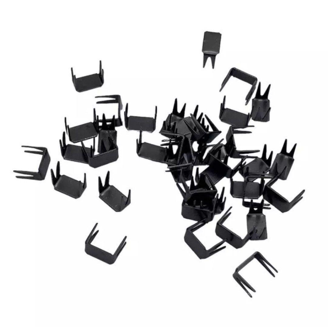 Фіксатор-обмежувач нижній для застібки-блискавки 500шт/уп тип 5-7 Блек-Нікель