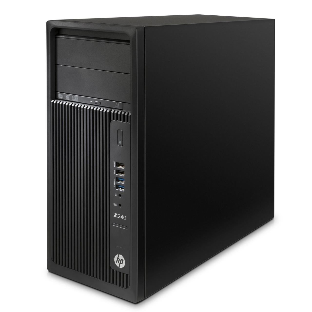 Комп'ютер HP Z240 Workstation MT (i7-7700/16/512SSD/RX580-4Gb) "Б/У"