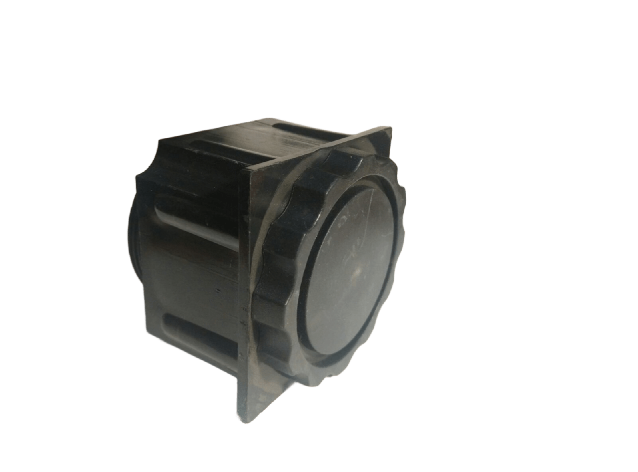 Опора регульована для квадратної труби 60х60 колір чорний