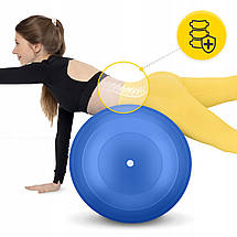 М'яч для фітнесу (арахіс) 4FIZJO Air Ball Peanut 45 x 90 см Anti-Burst 4FJ0283 Poland, фото 4