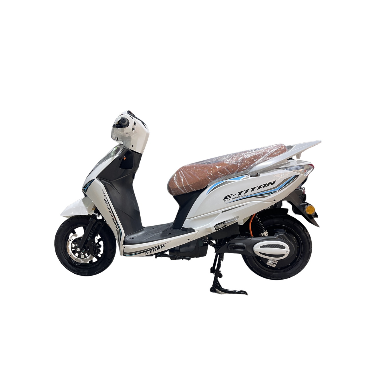 Електроскутер E-Titan Storm 12" Біло-блакитний