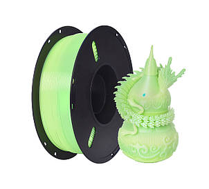 Пластикова нитка PLA, 1.75 мм, 1 кг Crystal Rainbow Жовто-зелений