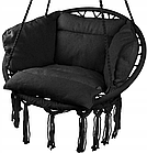 Гойдалка підвісна гніздо лелеки MalTec 60см 150кг чорна (Польща), фото 3