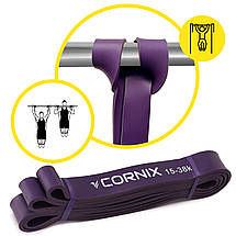 Еспандер-петля Cornix Power Band 32 мм 15-38 кг (гума для фітнесу та спорту) XR-0060 Poland, фото 6