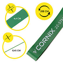 Еспандер-петля Cornix Power Band 44 мм 22-57 кг (гума для фітнесу та спорту) XR-0061 Poland, фото 4