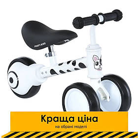 Дитячий беговел 6 дюймів (сталева рама, колеса EVA) PROFI KIDS MBB 1016-4D Чорно-білий