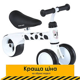 Дитячий беговел 6 дюймів (сталева рама, колеса EVA) PROFI KIDS MBB 1018-4D Чорно-білий