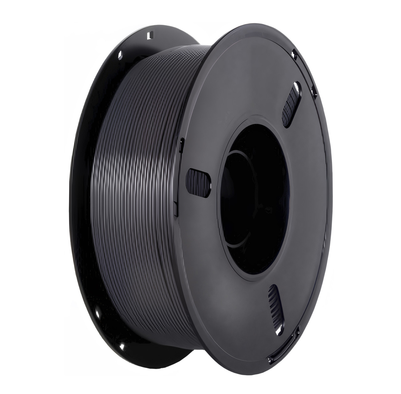 Пластикова нитка PLA, 1.75 мм, 1 кг чорно-сірий