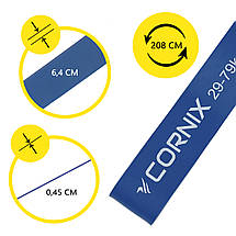 Еспандер-петля Cornix Power Band 64 мм 29-79 кг (гума для фітнесу та спорту) XR-0135 Poland, фото 2