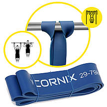Еспандер-петля Cornix Power Band 64 мм 29-79 кг (гума для фітнесу та спорту) XR-0135 Poland, фото 4