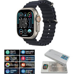 ⌚ HK10 ULTRA 3 Max | AMOLED | ПОДАРОК 5 шт ремінці