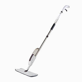 Швабра з розпилювачем для підлоги, з резервуаром 350 мл і мікрофіброю — Біла