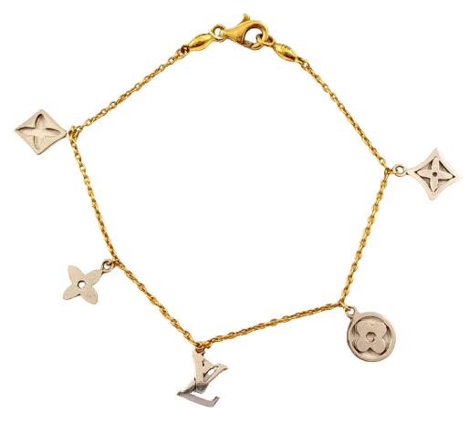 Браслет із білого,жовтого золота 750 проби без вставок Т4003Ж, фото 1