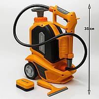 Ігровий набір Міні мийка Power Tools T017 — дитяча автомийка з резервуаром для води, 35×21×16 см, фото 4