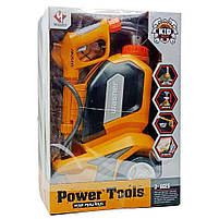 Ігровий набір Міні мийка Power Tools T017 — дитяча автомийка з резервуаром для води, 35×21×16 см, фото 3