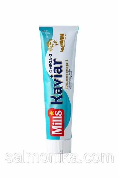 Паста з ікри норвезької тріски Mills Kaviar Omega 3, 180г.