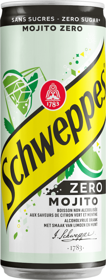 Безалкогольний газований напій Schweppes Mojito без цукру 330 мл, фото 1