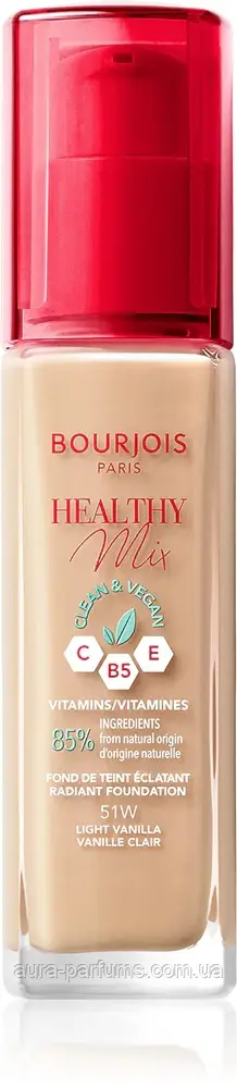 Тональна основа Bourjois Radiance Reveal Healthy Mix Foundation