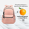 Жіночий міський рюкзак повсякденний тканинний вологостійкий міцний з відділенням для ноутбука рожевий Tigernu, фото 2