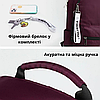 Жіночий міський рюкзак повсякденний тканинний вологостійкий міцний з відділенням для ноутбука рожевий Tigernu, фото 4