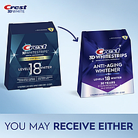 ПОШТУЧНО Отбеливающие полоски для зубов Crest 3D Whitestrips Anti-Aging (бывшие Radiant Express) ПОШТУЧНО