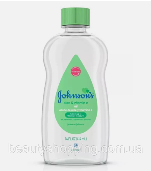 Johnson's baby aloe vera oil Джонсонс дитяча олійка для тіла з алое 300 мл