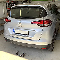 Фаркоп Renault Scenic IV 2016- (Рено Сценік 4) швидкоз'ємний гак на ключах