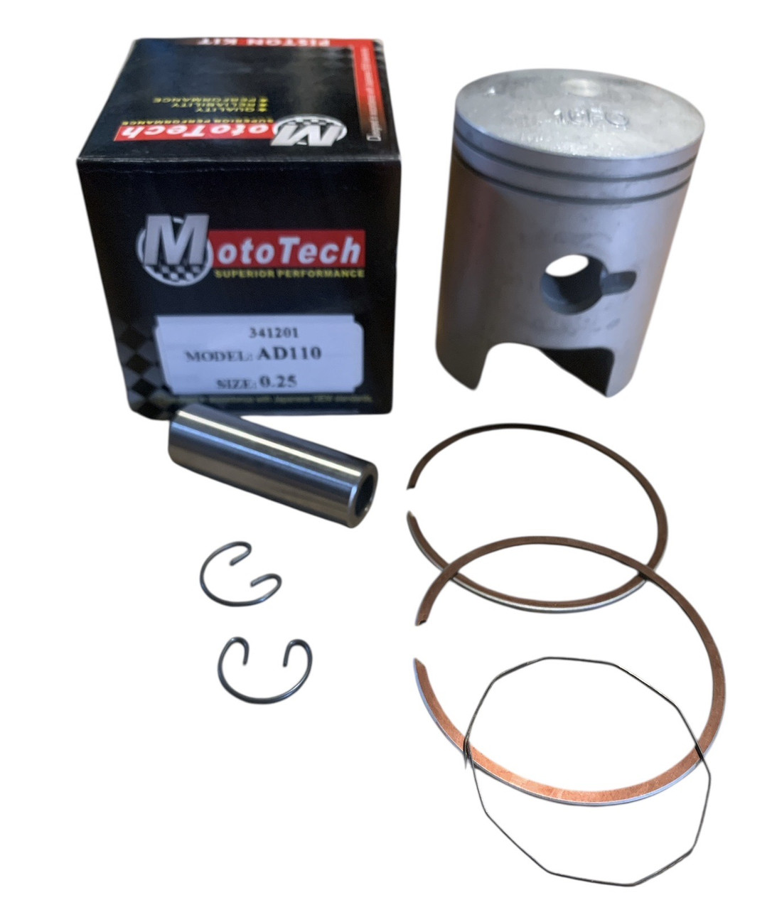 Поршень Suzuki AD 110 0.25 (d-52 mm, p-14) MotoTech