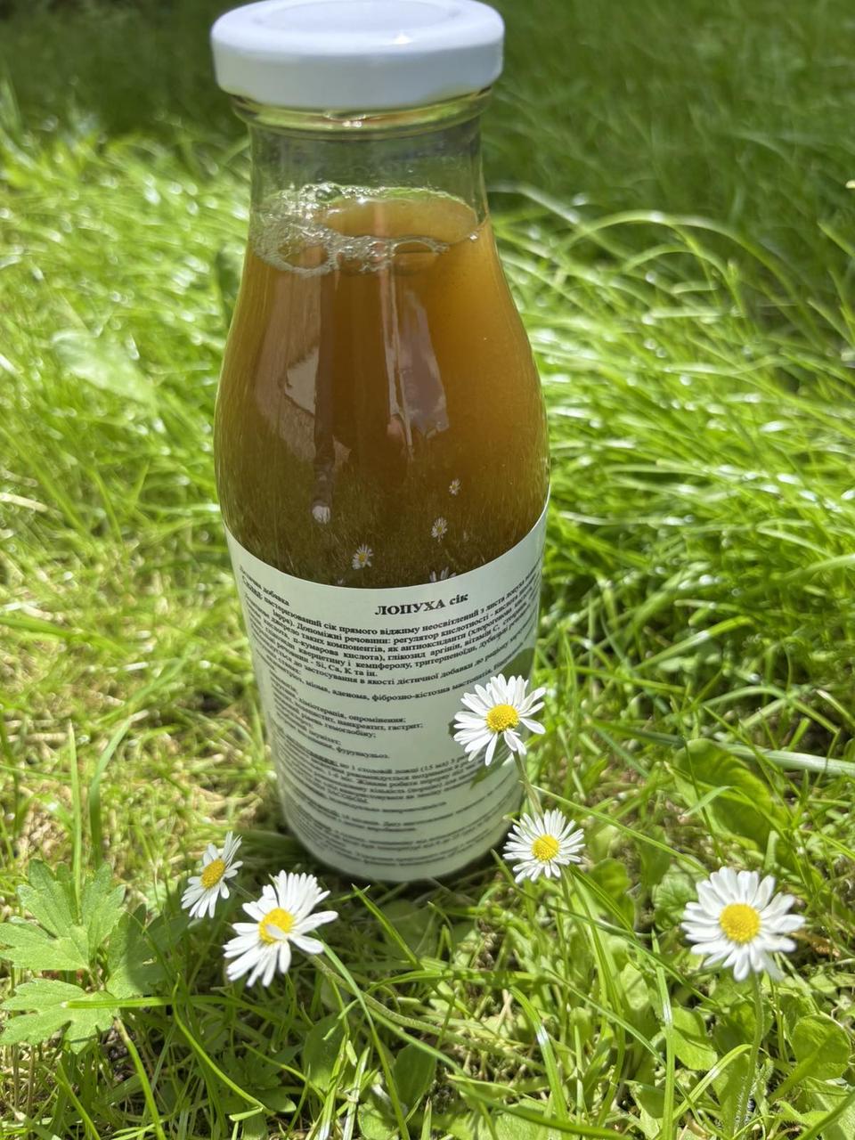 Лопух великий  (сік листа) , 0.5 літри