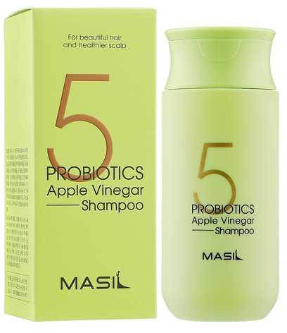 Безсульфатний шампунь Masil 5 Probiotics Apple Vinegar Shampoo, 150 мл (8809744060576), фото 1